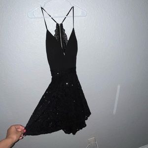 Black Sparkly Formal Dress